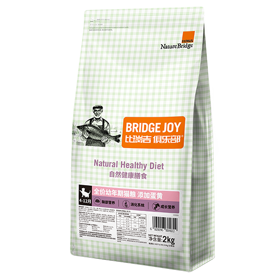 比瑞吉俱樂部全價幼貓糧 添加蛋黃