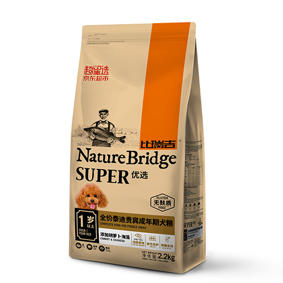 比瑞吉優選全價泰迪貴賓成年期犬糧（JD專供）