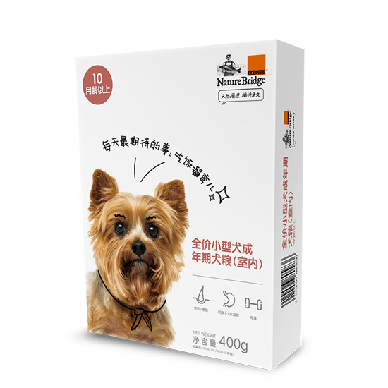 比瑞吉全價(jià)成年期犬糧室內(nèi)小型犬