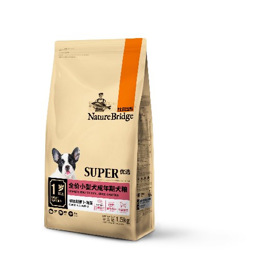 比瑞吉優選全價小型犬成年期犬糧