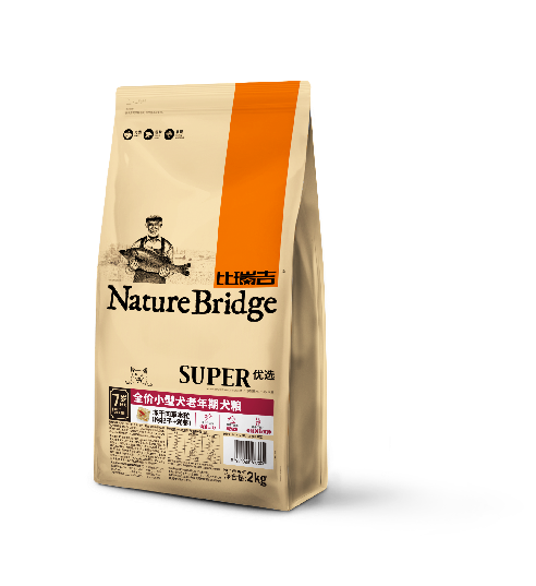 比瑞吉優選全價小型犬老年期犬糧